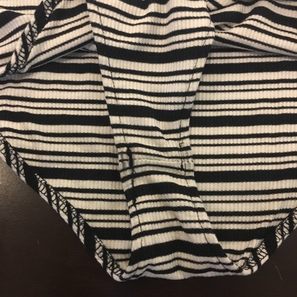 B&W Halter Top Body Suit- bathing suit style. - Picture 5 of 8